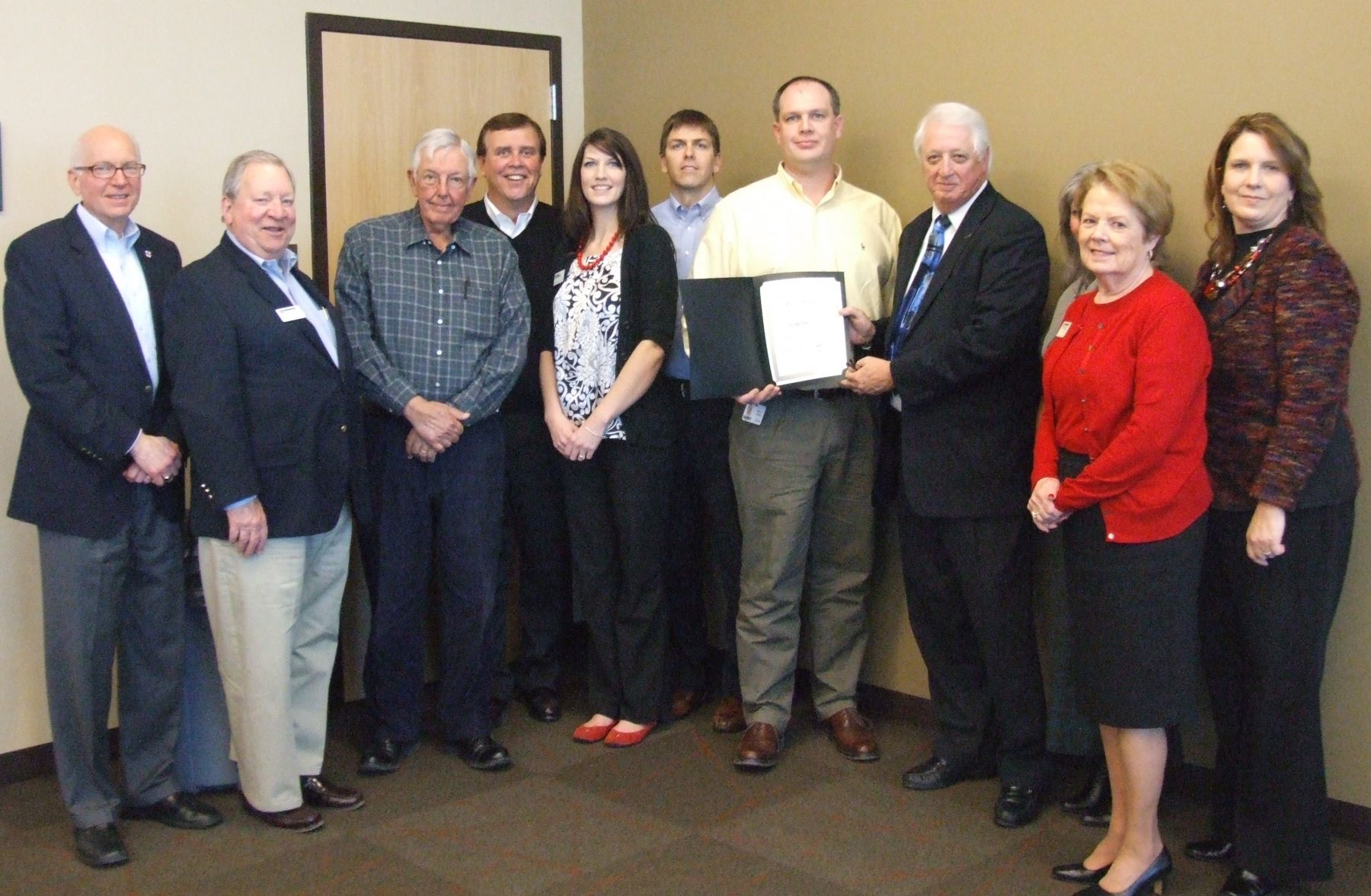Workforce Essentials and the Tennessee Department of Labor presents awards and formal recognition to locals