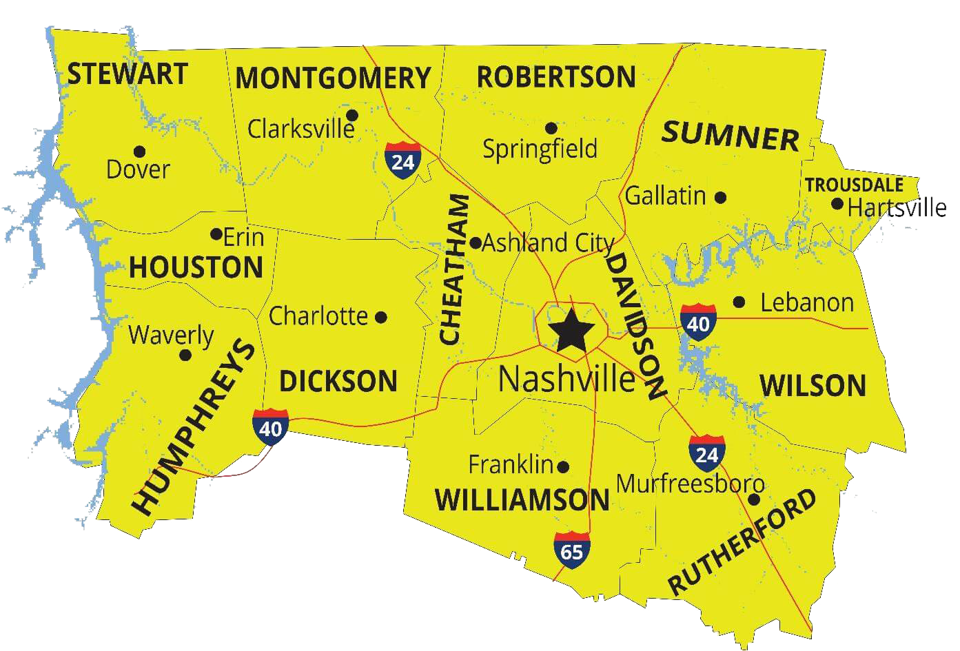Tennessee locations for job services